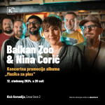 Balkan Zoo & Nina Ćorić, koncertna promocija albuma "Muzika za ples"